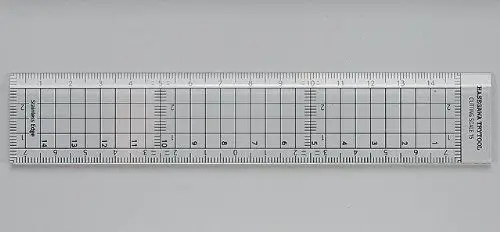 Hasegawa 71540 проба инструмент резки весы линейка 15 см нержавеющая TT40 пластиковая модель - Цвет: Белый