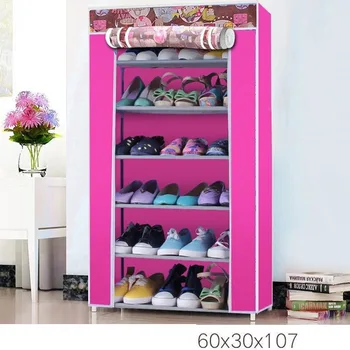 

Multi-layer Combined Shoe Cabinet Shoe Cabinets Simple Shoe Rack Non-woven Fabric Multi-layer Storage Shoe Folding 2020 New