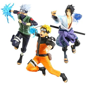 

Naruto Shippuden Vibration Stars Hatake Kakashi Uchiha Sasuke Itachi Uzumaki Naruto PVC Figure Collectible Model Toy