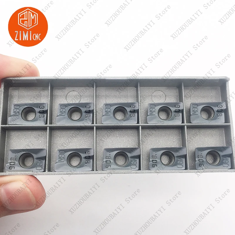 10 шт. HM90 ADKT1505PDR IC908/HM90 ADKT 1505PDR IC928 твердосплавная вставка фрезерный станок с ЧПУ Фрезерный инструмент фрезерный станок