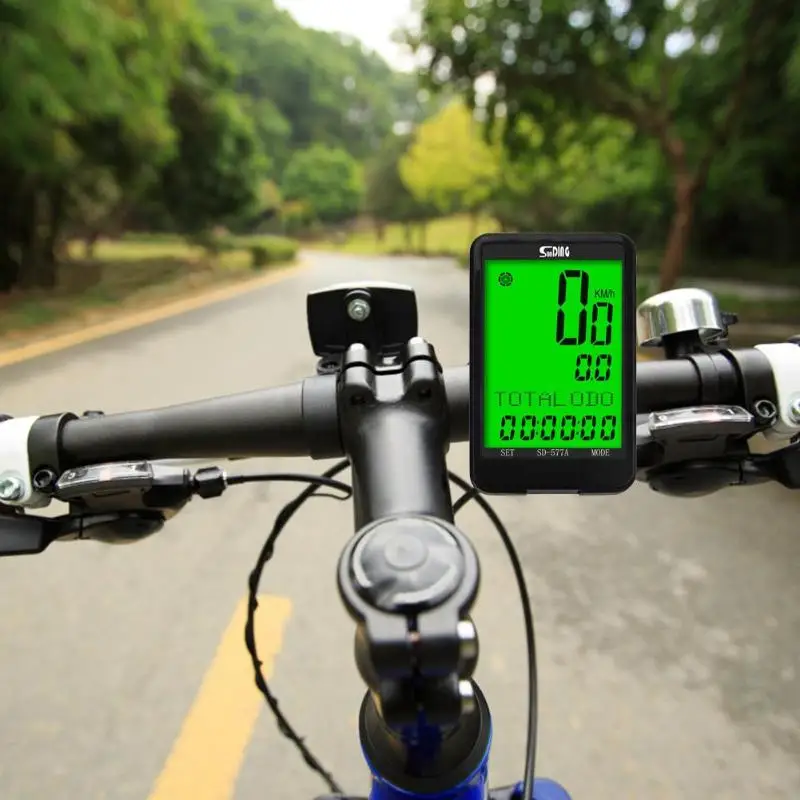Прочные таймеры тонко обработанные светящиеся MTB Таблица велосипедных кодов цифровой спидометр открытый езда аксессуары