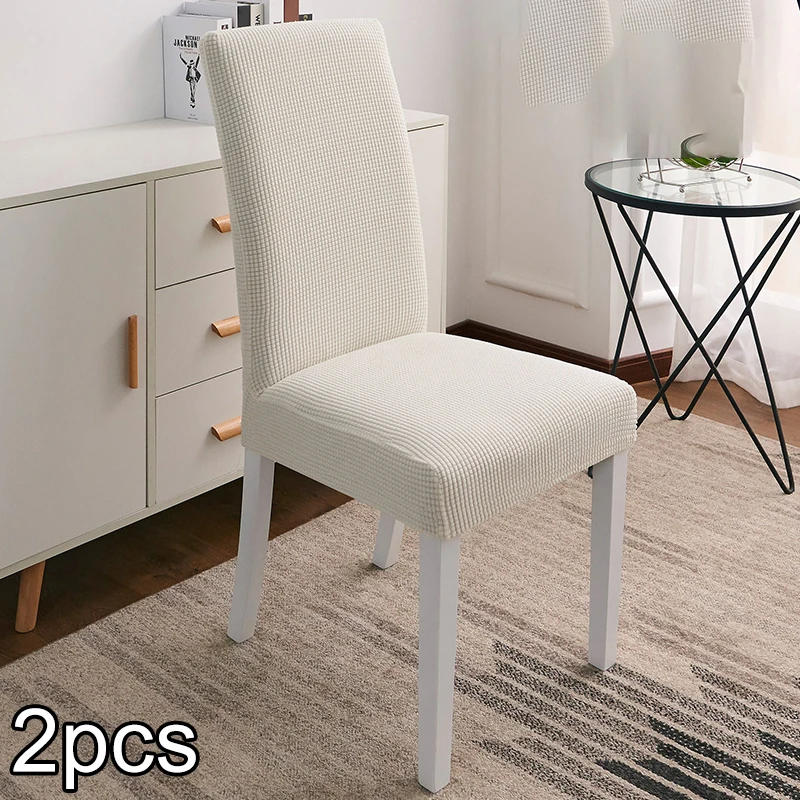 Beige 2 шт. съемные чехлы для стульев для свадьбы банкета отеля ресторана домашняя Обеденная Мебель протектор сиденья Чехол - Цвет: Beige