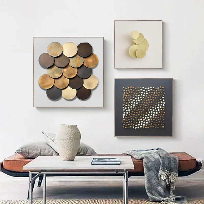 

Abstract Gold Luxury Posters Nordic Canvas Art Painting Home Decor Wall Art Retro Print Living Room Vintage Minimalist Picture
