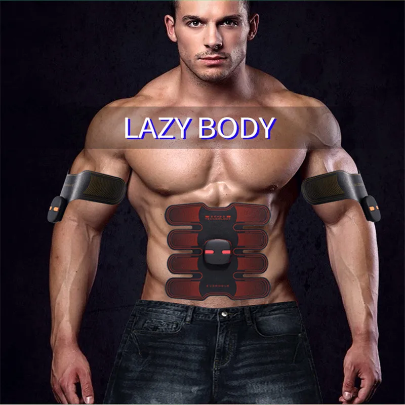 Slimming Fat Burning Exerciser Electric Muscle Training Gym Smart Fitness Muscle Stimulator Abdominal Tool Muscle Stimulator