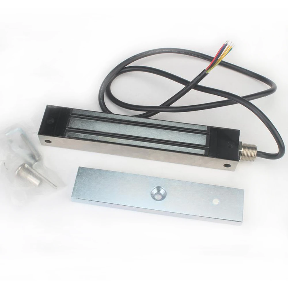 Internal Mortice Maglock 280kg Holding Force 12V 24V Aluminium Monitored