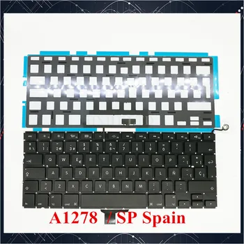 

New A1278 SP Spain keyboard with backlight For Macbook Pro 13" A1278 Laptop keyboard layout 2009 2010 2011 2012 year