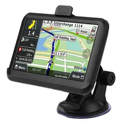 Sistema de navegación GPS para coche, pantalla táctil de 7 pulgadas, 8GB, último mapa con guía de voz y advertencia de velocidad