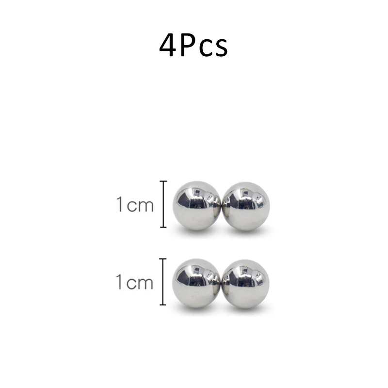 4PCS 1/2/3 пары большой мощный магнитный шары для соска размера плюс белье пикантная обувь Эротическое белье сексуальные костюмы, нижнее белье - Цвет: 4PCS