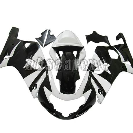 Полный обтекатели для Suzuki GSXR600 G-SXR750 K1 2000 2001 2002 2003 ABS пластик кузова мотоцикла глянцевый черный белый Cowlings