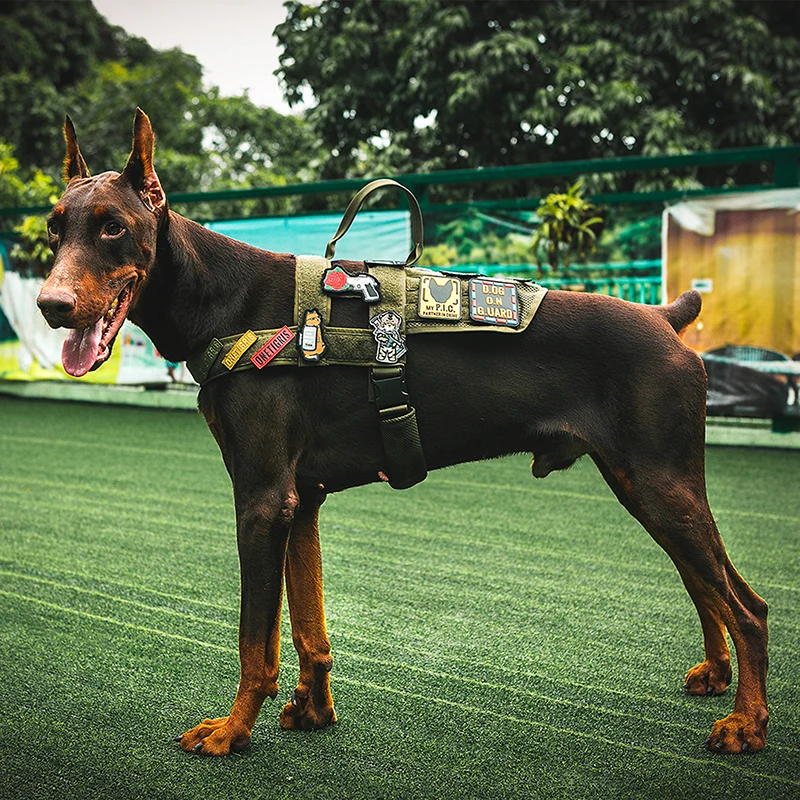 OneTigris K9 жгут патч панельный жилет для прогулок с ручкой жилет для собаки тренировочный жгут для обслуживания собаки
