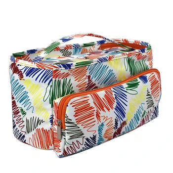 

Knitting Bag Portable Yarn Storage Bag Tote for Wool Crochet Hooks Knitting Needles Sewing Supplies Set DIY Household Organizer