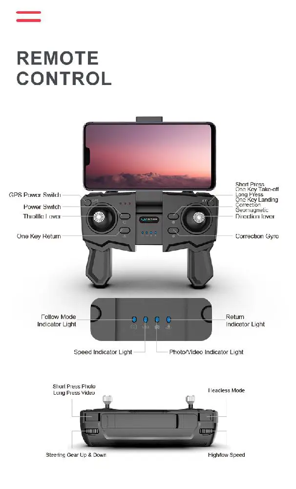 LeadingStar S20 wifi FPV с 4K HD камерой gps режим позиционирования Интеллектуальный складной Радиоуправляемый Дрон Квадрокоптер RTF