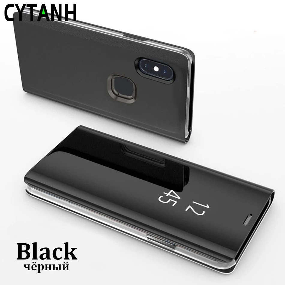 Смарт mi rror флип чехол для Xiao mi Red mi 6A 7A 5 Plus mi 9T Pro 9 8 SE A1 A2 S2 K20 Pro кожаный чехол для 4X Note 8 7 5 6 5A