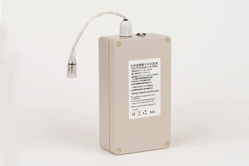

DC-1212A Waterproof 12V 12000mah Super Powerful Rechargeable Portable Li-ion Battery Lithium-ion Batteries Pack For CCTV Camera