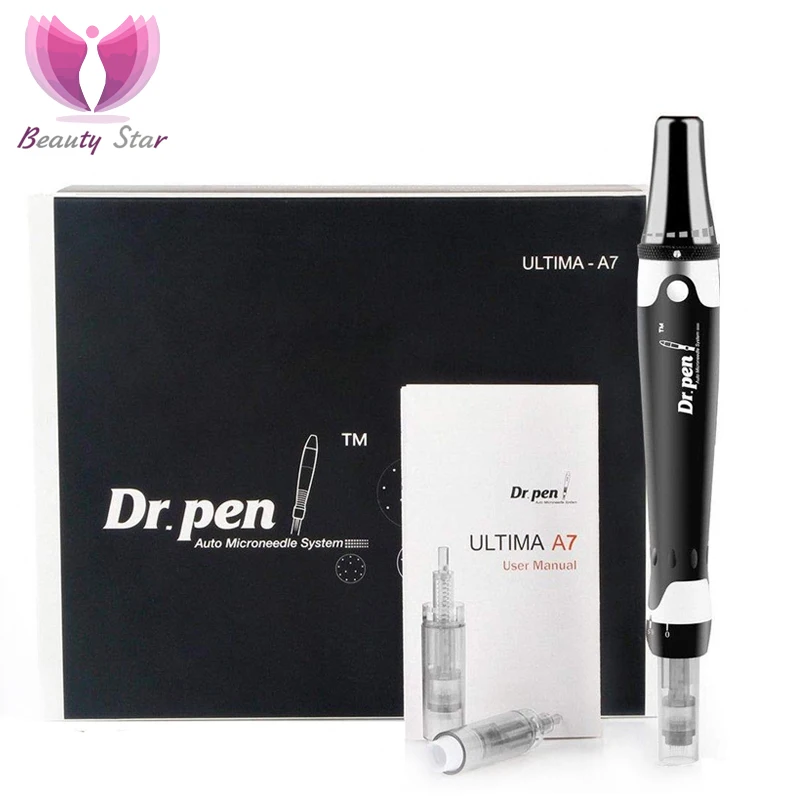 Ultima Dr. pen A7 Derma microoneedling ручка Derma Rolling Auto Mcro иглы картриджи ручка микроиглы система красота уход за кожей