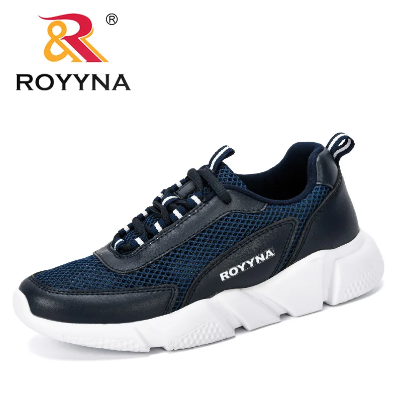 ROYYNA/Новинка года; дизайнерская популярная повседневная женская обувь; женские дышащие кроссовки из сетки на шнуровке; zapatillas mujer; Уличная обувь