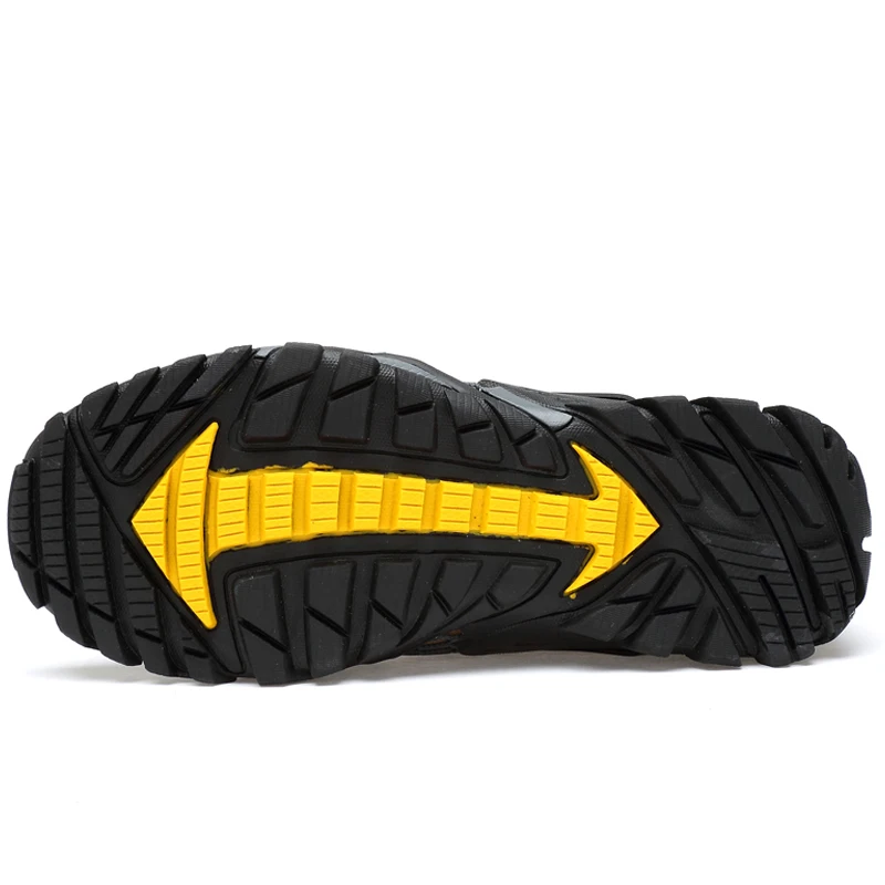 Summer Breathable Men Hiking Shoes Suede + Mesh Outdoor Men Sneakers Climbing Shoes Sport Quick-dry Water