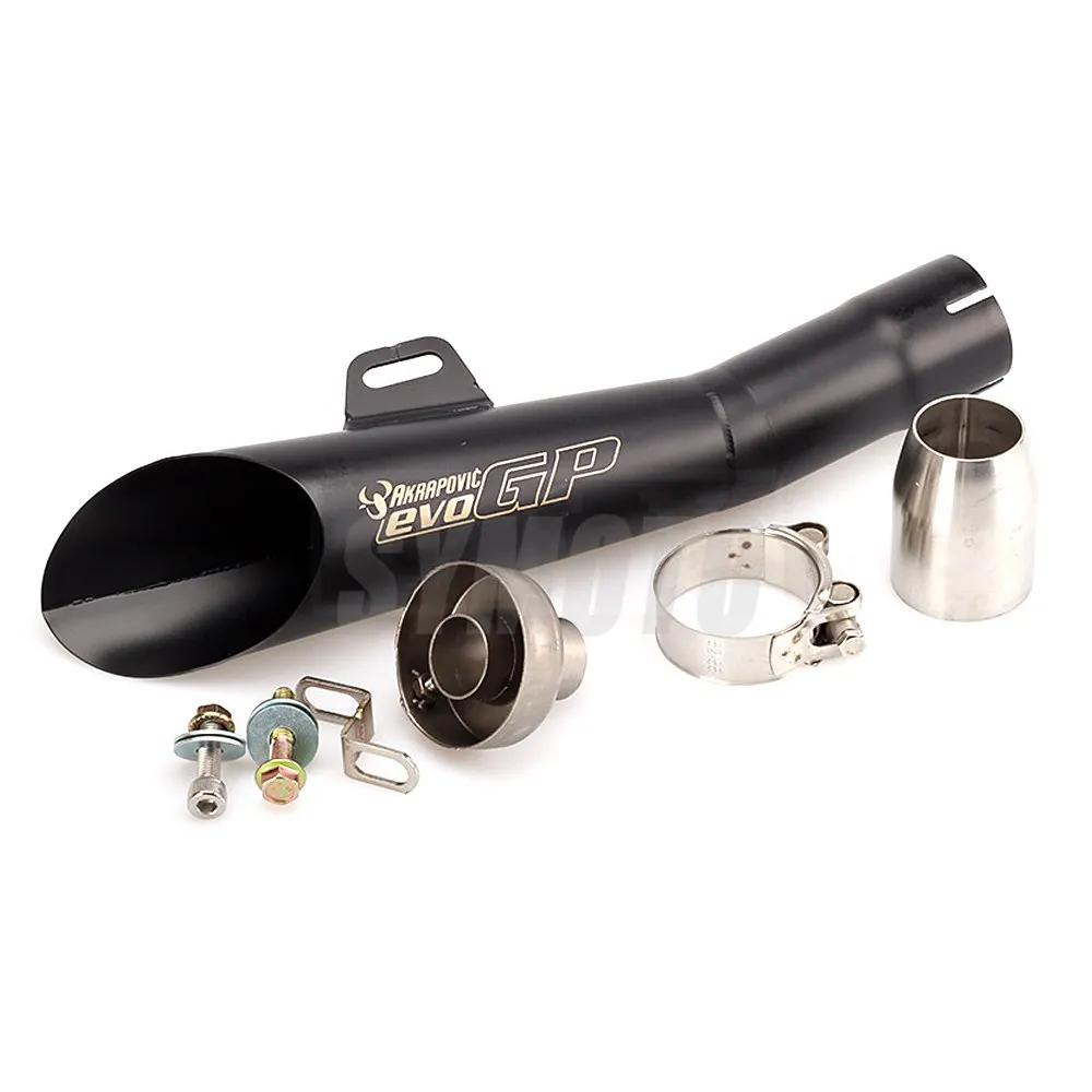 Мотоцикл из нержавеющей стали для GP hp Универсальная выхлопная труба akrapovic глушитель слипоны для Z750 R1 R6 MT03 FZ1 Ninja ER6N KTM