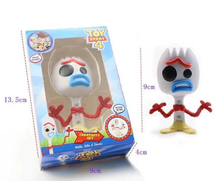 1pcs История игрушек 4 мультяшная фигурка игрушка Вуди Базз Лайтер Джесси форки кукла Фигурка детский подарок - Цвет: 1pcs