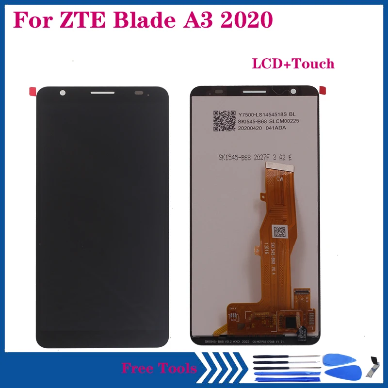 5.45&quot Original LCD For ZTE Blade A3 2020 DISPLAY Touch Screen Digitizer Assembly for Mobile Phone Repair parts | Мобильные