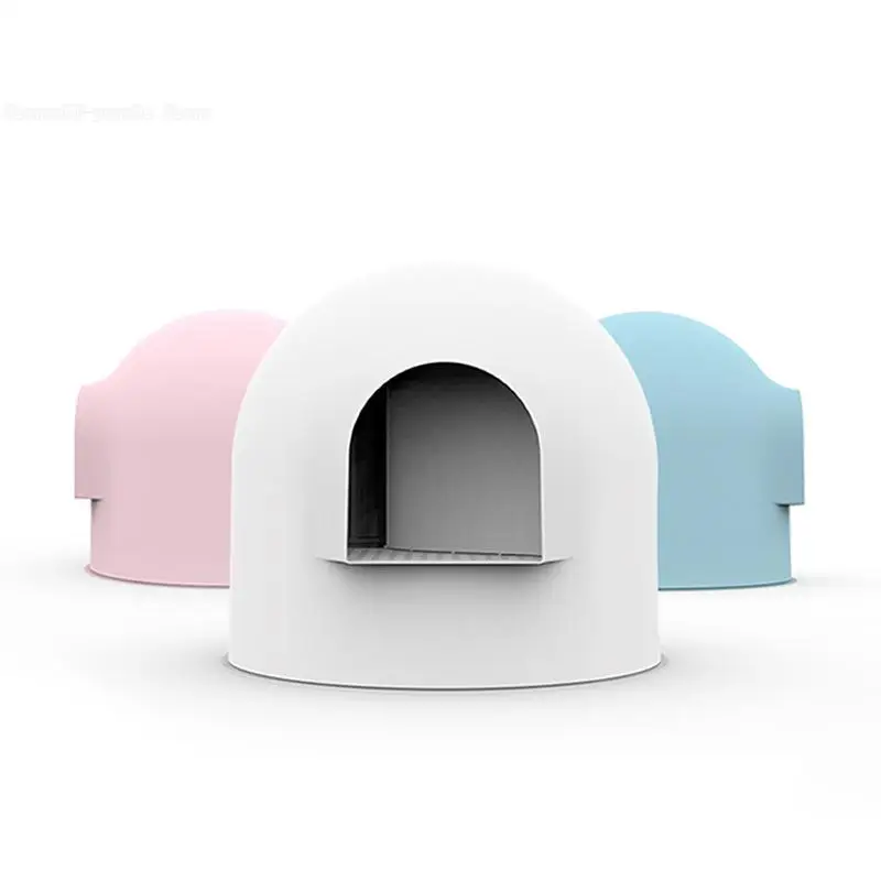 enclosed litter box Single-layer large cat toilet Leakproof corridor Isolated odor Anti-out nontoxic materials