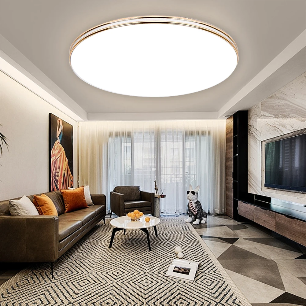

Ultra Thin LED Ceiling Light Panel Wall panel Light Surface Modern for Living bathroom Lamp Home Decor Lighting 12/18/24/36/72W