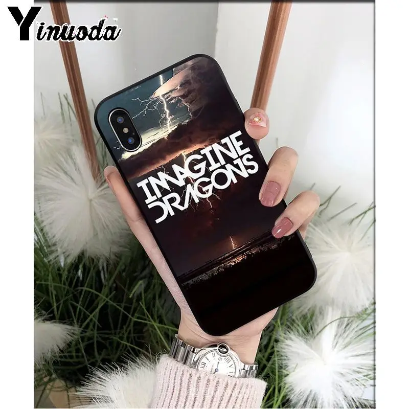 هواوي تابلت بوصة Yinuoda Imagine Dragons TPU Soft Silicone Phone Case Cover for ... coque iphone 8 Imagine Dragons Cover