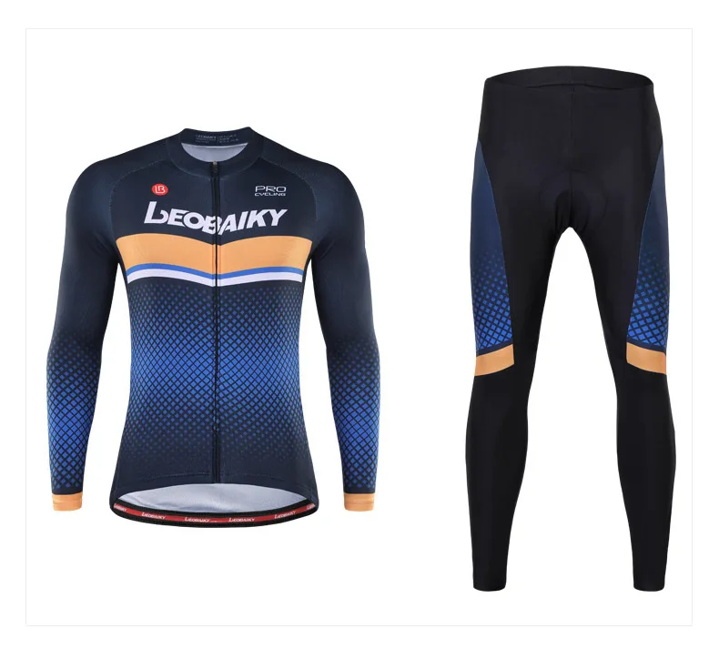 LEOBAIKY Pro Набор велосипедных Джерси для мужчин, велосипедная одежда Roupa Maillo ciclismo, комплекты Джерси с длинным рукавом, велосипедная одежда для велоспорта, мужской костюм для верховой езды