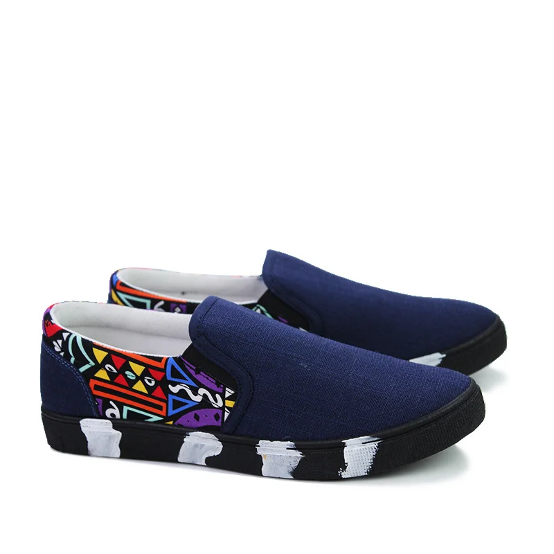 

Korean Style Autumn New Fashion Mens Canvas Shoes Slip On Round Toe Male Footwear Low Heel Sapatos Homens Calzado Hombre Scarpe
