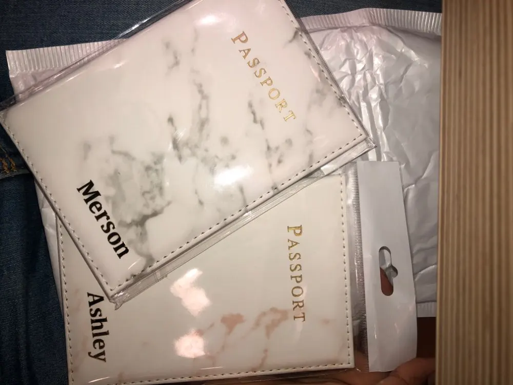 Customize Name Passport Cover Travel Wallet Covers for Passports (only english letters can be, one word,under 8 letters )