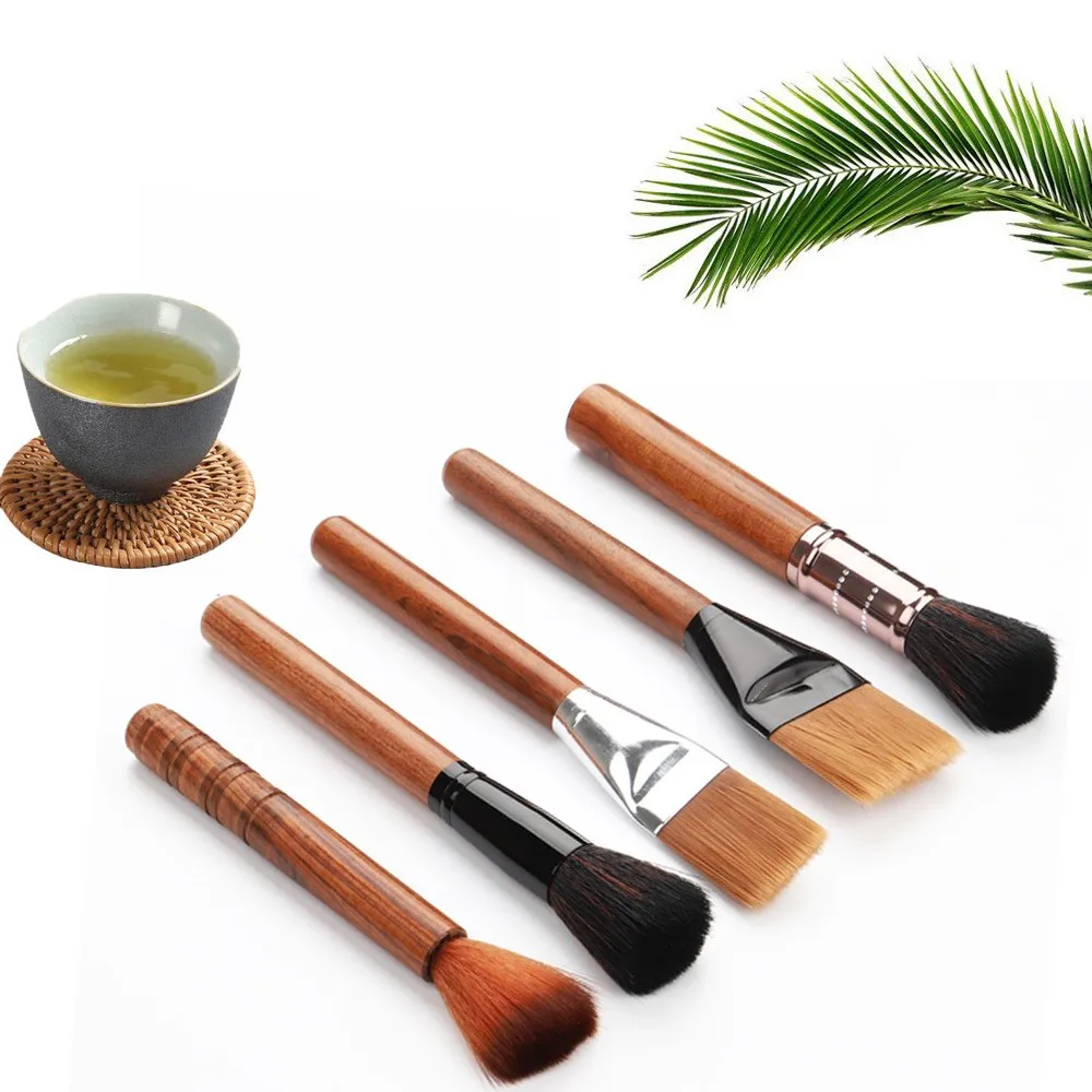 Description Picture 2 of itemVarious Type Cleaning Brush For Coffee Machine Tea Set Soymilk Machine Nylon Brush Wooden Handle Material Kitchen Tools