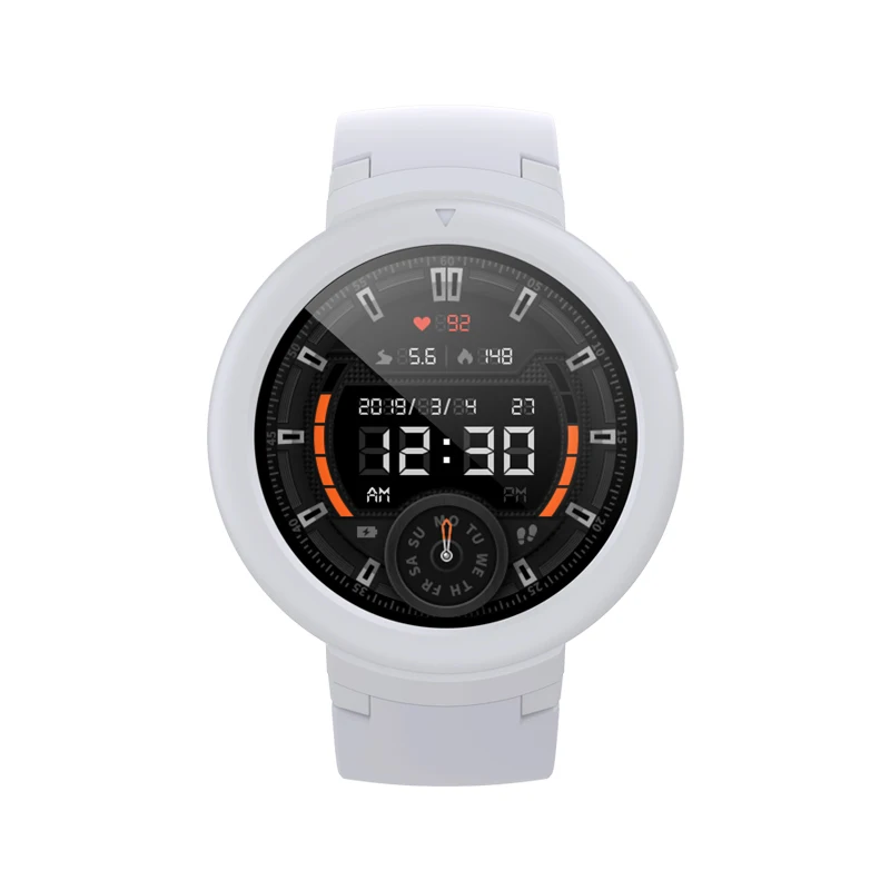 White Международная версия Amazfit Verge Lite Gps Смарт часы 1," Amoled экран Модернизированный датчик сердечного ритма 20 дней работы от батареи - Цвет: White