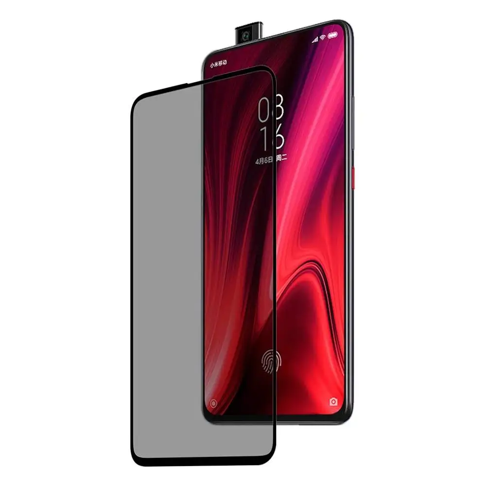 9H 5D конфиденциальности черное закаленное стекло для Xiaomi Redmi K20 анти-шпионский протектор экрана для Redmi K20 Pro Антибликовая защитная пленка
