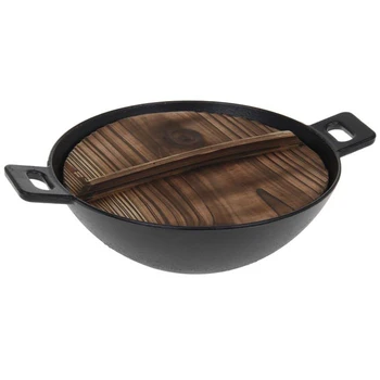 

Cast-iron frying pan WOK 23 cm "Eastern Night" with a lid