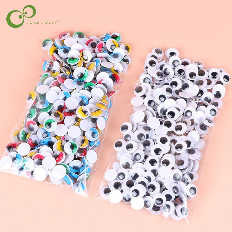 Dolls-Accessories Googly-Wiggle-Eyes Handmade Toys Crafts Scrapbooking Projects DIY 500pcs
