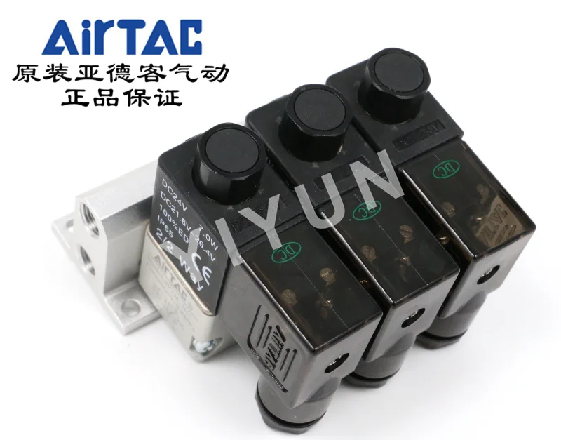 US $308.70 3V2MNCA15F 3V2MNCA16F 3V2MNCA18F 3V2MNCA20F Pneumatic Components AIRTAC Electromagnetic Valve Group