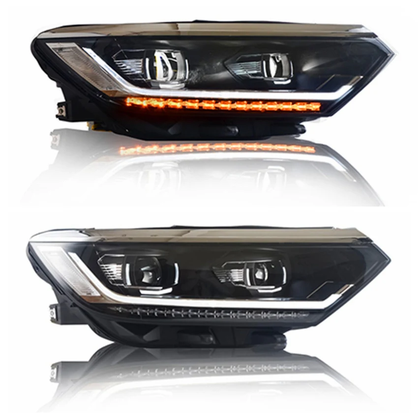 VLAND завод для автомобильных фар для Passat B8 светодиодный головной свет и поворотный свет с движущимся сигналом+ play and plug