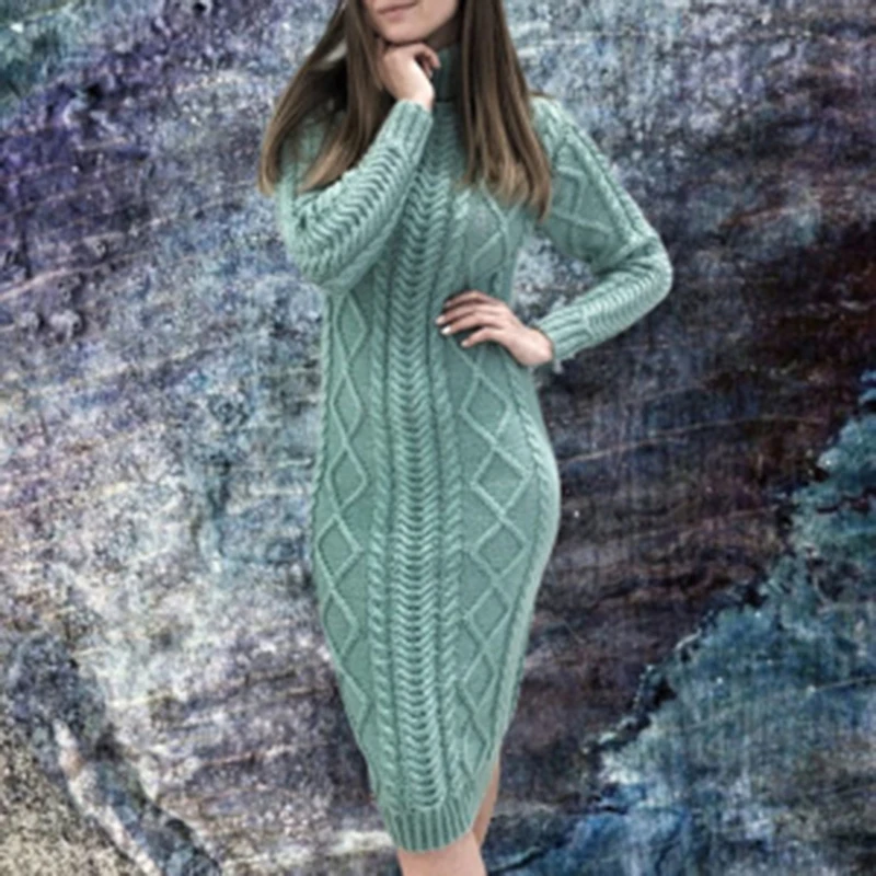 2020 New Autumn and Winter Women's Fashion Long
