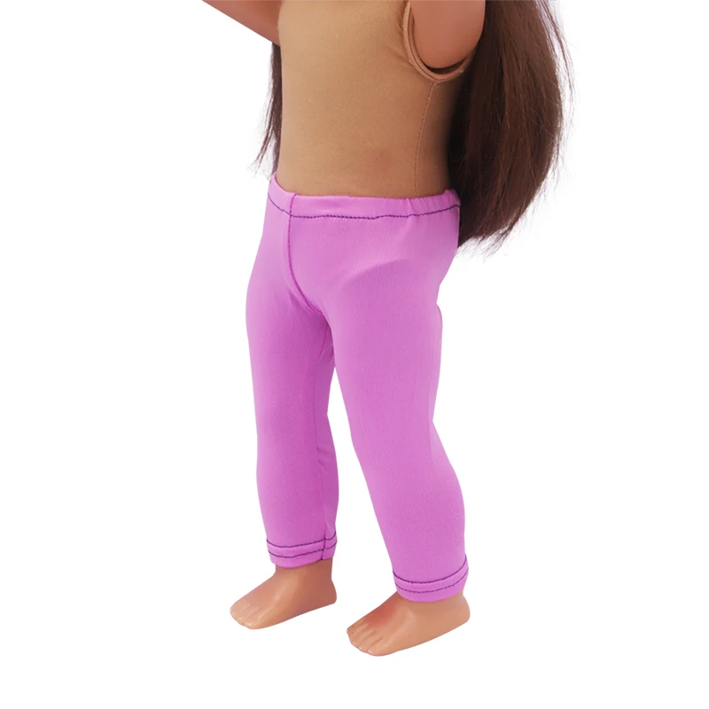 18-дюймовая кукла легинсы, брюки, колготки, футболка, юбка, платье для 43 см, новые детские аксессуары для Diy и американские куклы