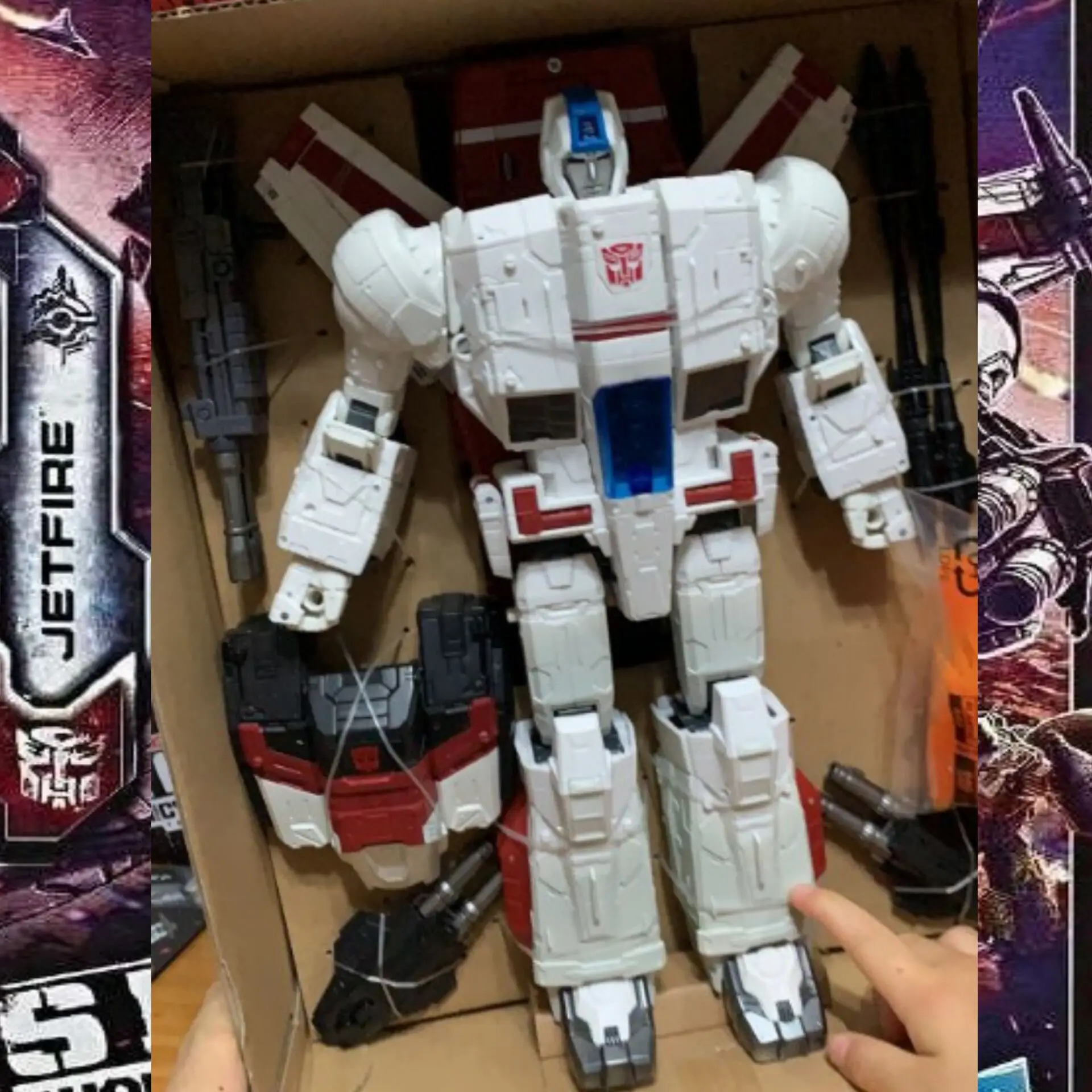 Трансформация поколения война для Cybertron Commander WFC-S28 Jetfire фигурка осада голова взрослых и детей