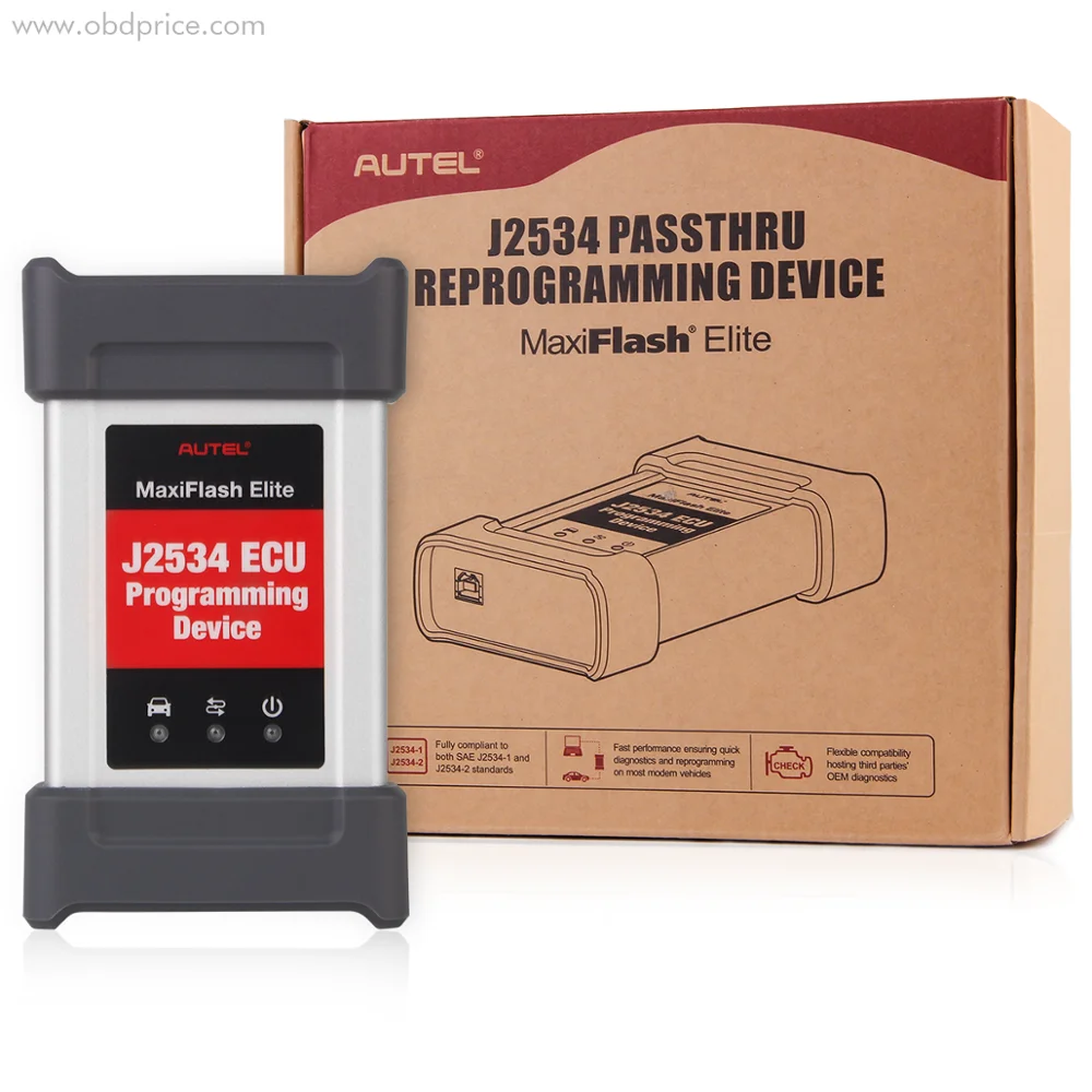 Инструмент программирования Autel MaxiFlash Elite J2534 ECU для MS908P MK908