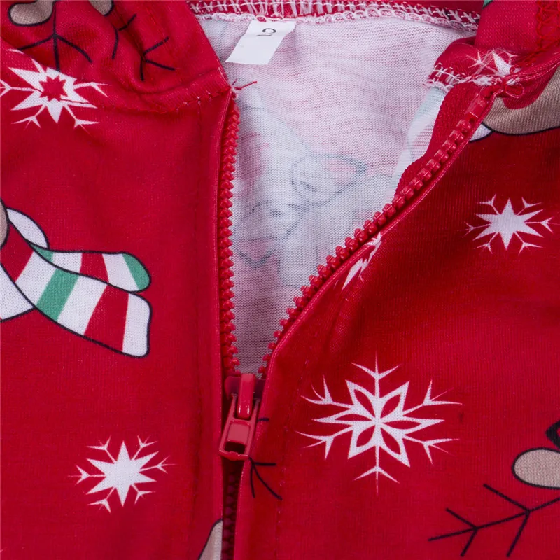 Семейный Рождественский пижамный комплект с капюшоном для папы, мамы и ребенка; Семейный комплект; рождественские комбинезоны; одежда для отдыха