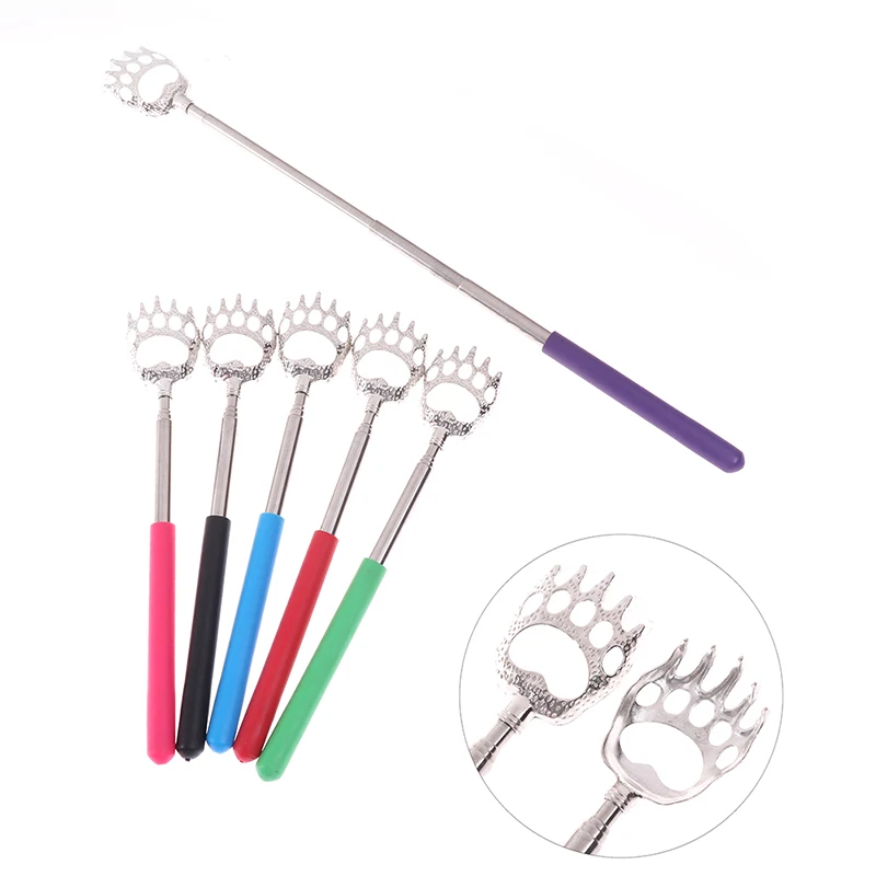 Handy Retractable Hand Grip Five-tooth Soft Massage Tools Back Scratcher Scratching Device For Elderly Hand Grip Relieve Itch,massage tool,back scratchers