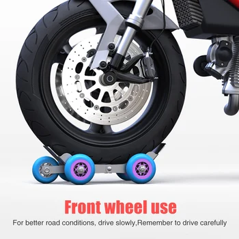 

Tools Flat Tire Carrier Cart Roadside Assistance Mini Emergency Portable Practical Broken Accessory Durable Motorcycle Trailer