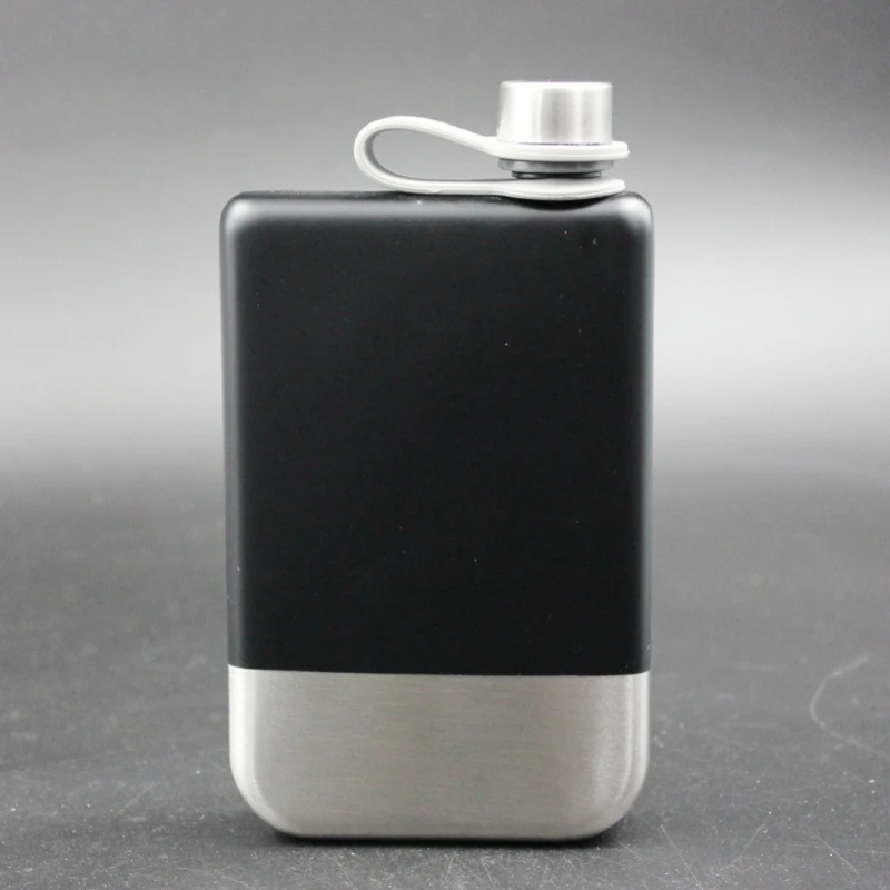 

9 Oz Stainless Steel Hip Flask Whiskey Wine Bottle Alcohol Pocket Flagon Liquor Outdoor Portable Jug For Gifts Hot