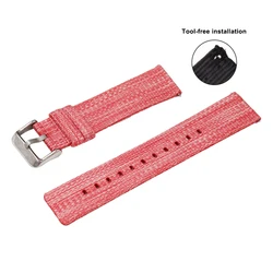 Universal Quick Release Nylon Strap - 22mm (Light red)