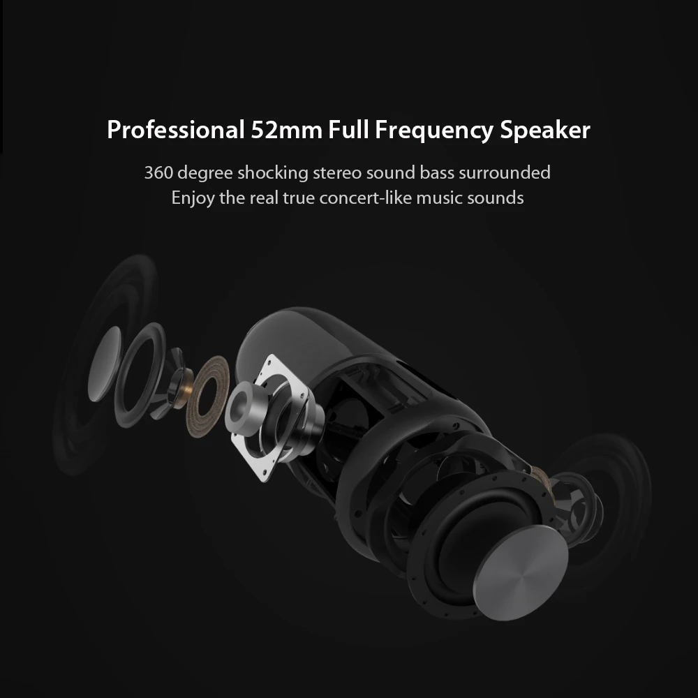 Xiaomi mijia Velev Bluetooth динамик беспроводной музыкальный плеер аудио портативный громкий динамик Стерео Soundbox светодиодный светильник красочный светильник