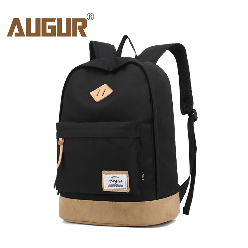 cheap AUGUR Men Women Backpack School Bag for Teenagers College Waterproof Oxford Travel Bag 15inch Laptop Back packs Bolsas Mochila