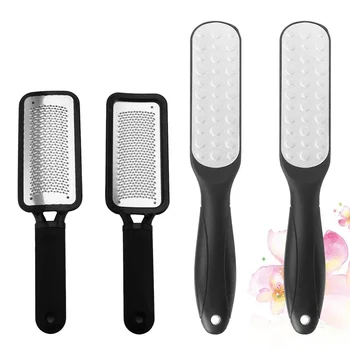 

1 Bag/4pcs Multifunctional Foot File Stainless Steel Foot Exfoliator Grinder Dead Skin Callus Remover for Man Woman