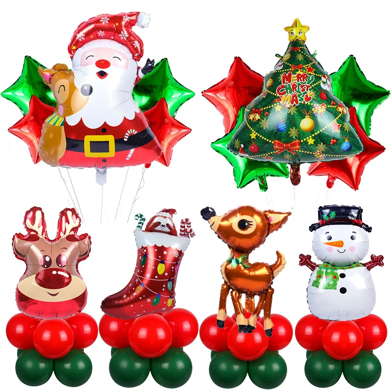 Christmas Theme Party 2022 Christmas Decorations For Home Merry Christmas Balloons Xmas Party Supplies  Happy New Year 2022 Decorations Navidad 2021|Ballons & Accessories| -  Aliexpress
